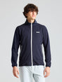 ALTURA FZ GRID FLEECE - Dark Navy - face