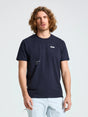 GRAPHIC T-SHIRT SS - Dark Navy - face