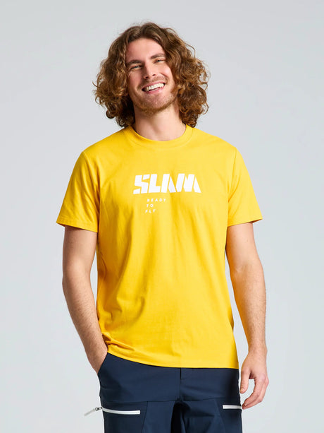 GRAPHIC T-SHIRT SS - Sunset Yellow - face