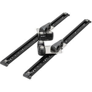 Kit rail et chariot d'écoute de foc 451 mm Allen (taquet A0676)