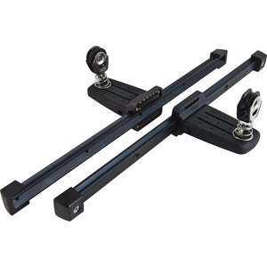 Kit rail et chariot d'écoute de foc 450 mm Allen (chariot ajustable, 2 poulies)