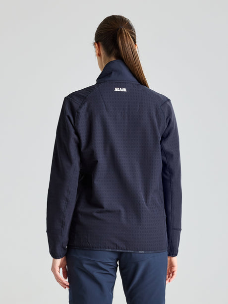 ALTURA WS FZ GRID FLEECE - Dark Navy - dos