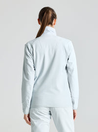 ALTURA WS FZ GRID FLEECE - Cliff Grey - dos