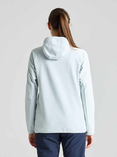 FOIL WS FLEECE HOODIE - Cliff Grey - dos