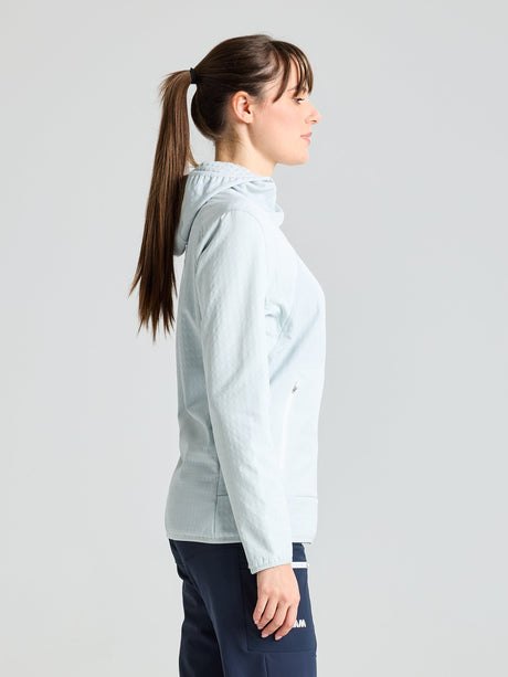 FOIL WS FLEECE HOODIE - Cliff Grey - côté