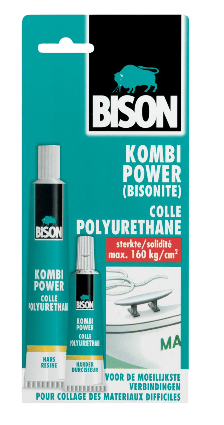 Colle polyuréthane multi-usages Bison - Tube 65 ml