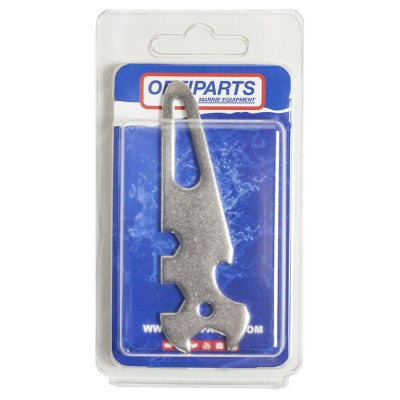 Démanilleur INOX adapté aux manilles avec clés plates, démanilleur inox pour manilles, outil en acier inoxydable.