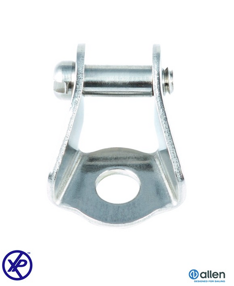 Adaptateur poulie articulé 20mm Allen, conçu pour les manœuvres de voiliers, support en métal.