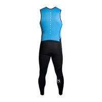 long john 2mm magic unisex vue arrière du modèle en néoprène pour la navigation.