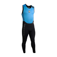 long john 2mm magic unisex en néoprène bleu et noir pour la navigation en mi-saison.