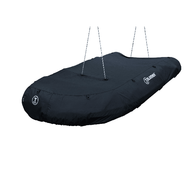Bâche de protection Premium pour bateaux pneumatiques avec ouverture bossoirs