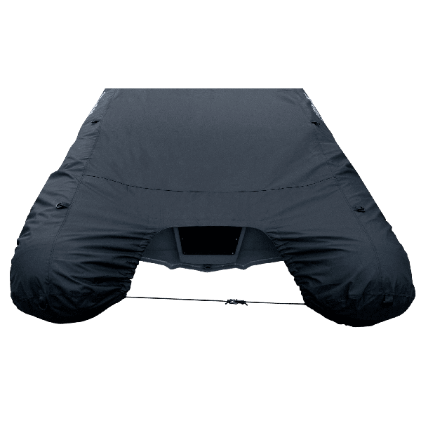 Bâche de protection Premium pour bateaux pneumatiques avec ouverture bossoirs
