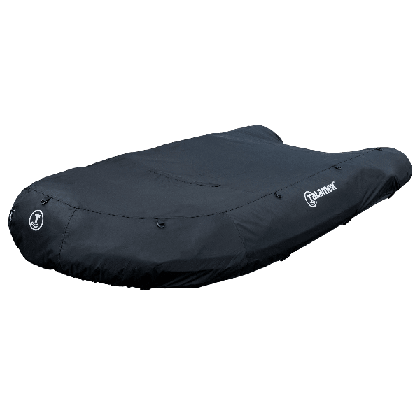 Bâche de protection Premium pour bateaux pneumatiques avec ouverture bossoirs