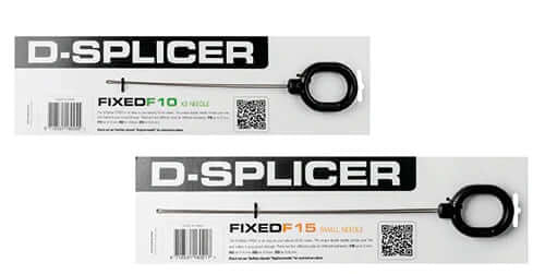 Aiguille à long chas D-Splicer avec différents modèles de tailles FIXEDF10, FIXEDF15
