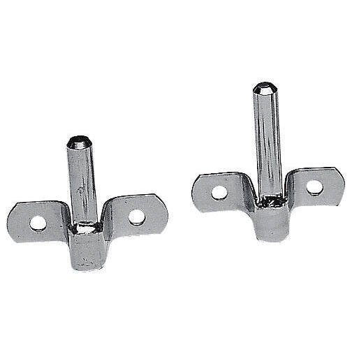 Aiguillot pour optimist 40 mm - Support en métal avec tige de 40 mm et Ø 8 mm, poids 60 g.