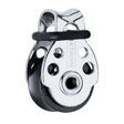 Airblock 16 mm simple avec réa en métal, conçu pour une gestion optimale des cordages jusqu'à 5 mm.