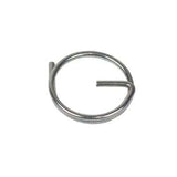 ANNEAU DE SÉCURITÉ 1,5 X 19 MM - anneau de sécurité en inox, vue de face.