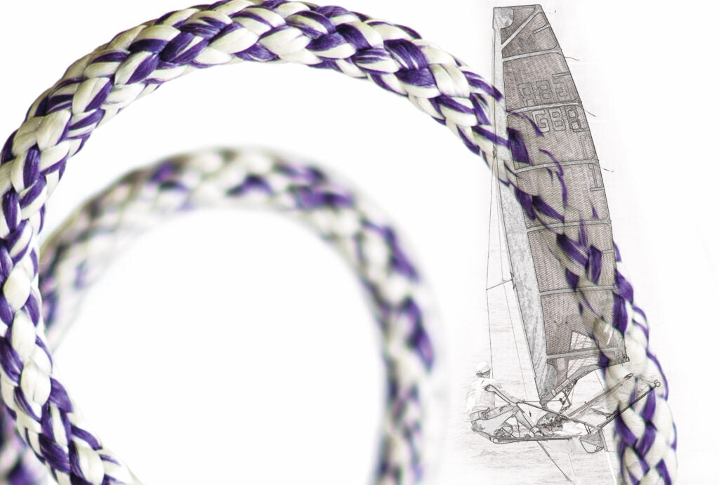 Dyneema/compact78  double tresse - OLYMPICSTAR 78 - GOTTIFREDI MAFFIOLI