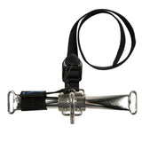 Barre ventrale de harnais de trapèze RACE BAR EXO/PRO avec boucle métallique et système de déverrouillage rapide.