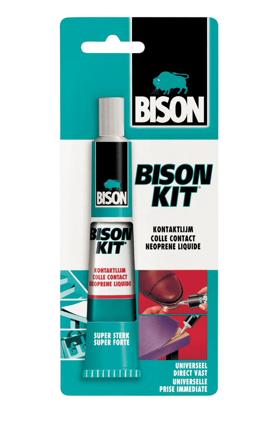 colle Bison 50ml en tube pratique pour réparations solides et rapides.