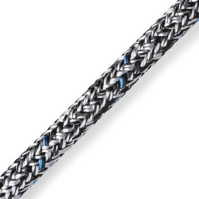 BLUE OCEAN DOUBLEBRAID 8mm cordage in double braid polyester with low elasticity and soft touch