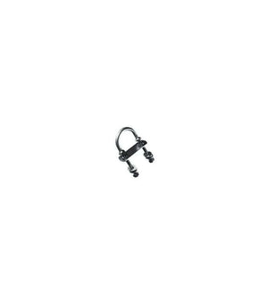 Cadène fil inox Ø6mm, dimensions 58 x 14mm, acier inox A4, longueur filetage 25mm, entraxe 38mm.
