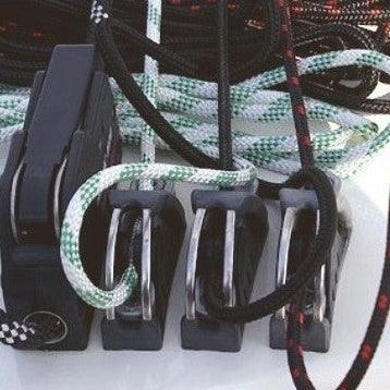 Cage/Filoir pour bloqueur NSCL814 avec cordages et accessoires en nylon et inox pour Clamcleat.