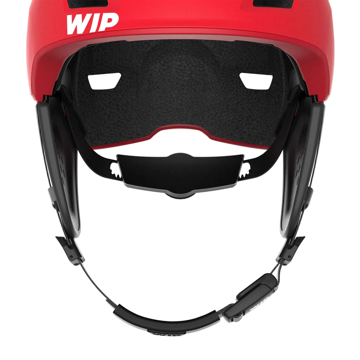 Vue intérieure du casque PROWIP 2.0, montrant les coussins en mousse et le système de rétention.
