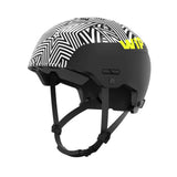 Casque WIFLEX PRO 2.0 profil latéral avec design géométrique noir et blanc.