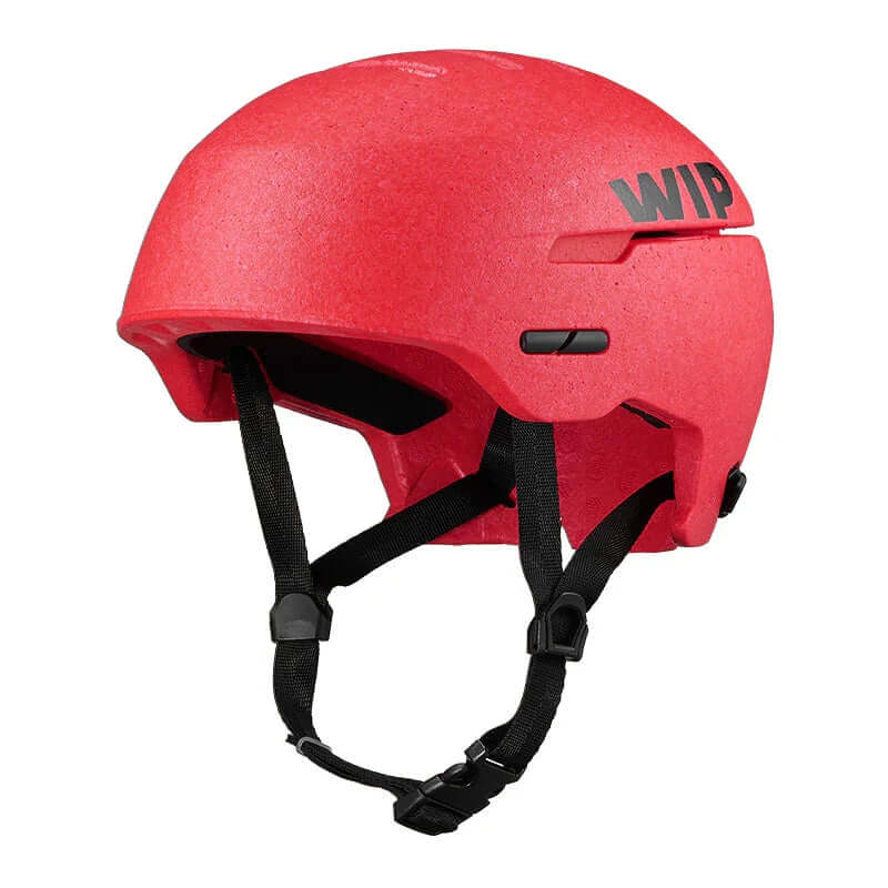 Casque WIFLEX en rouge, conçu en EPP multi-impact, léger à seulement 170 grammes, offrant protection optimale.