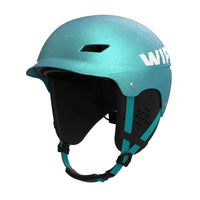 Casque WIPPER 2.0 en finition turquoise, avec design robuste et système d'ajustement Micrometric Fit 360°.