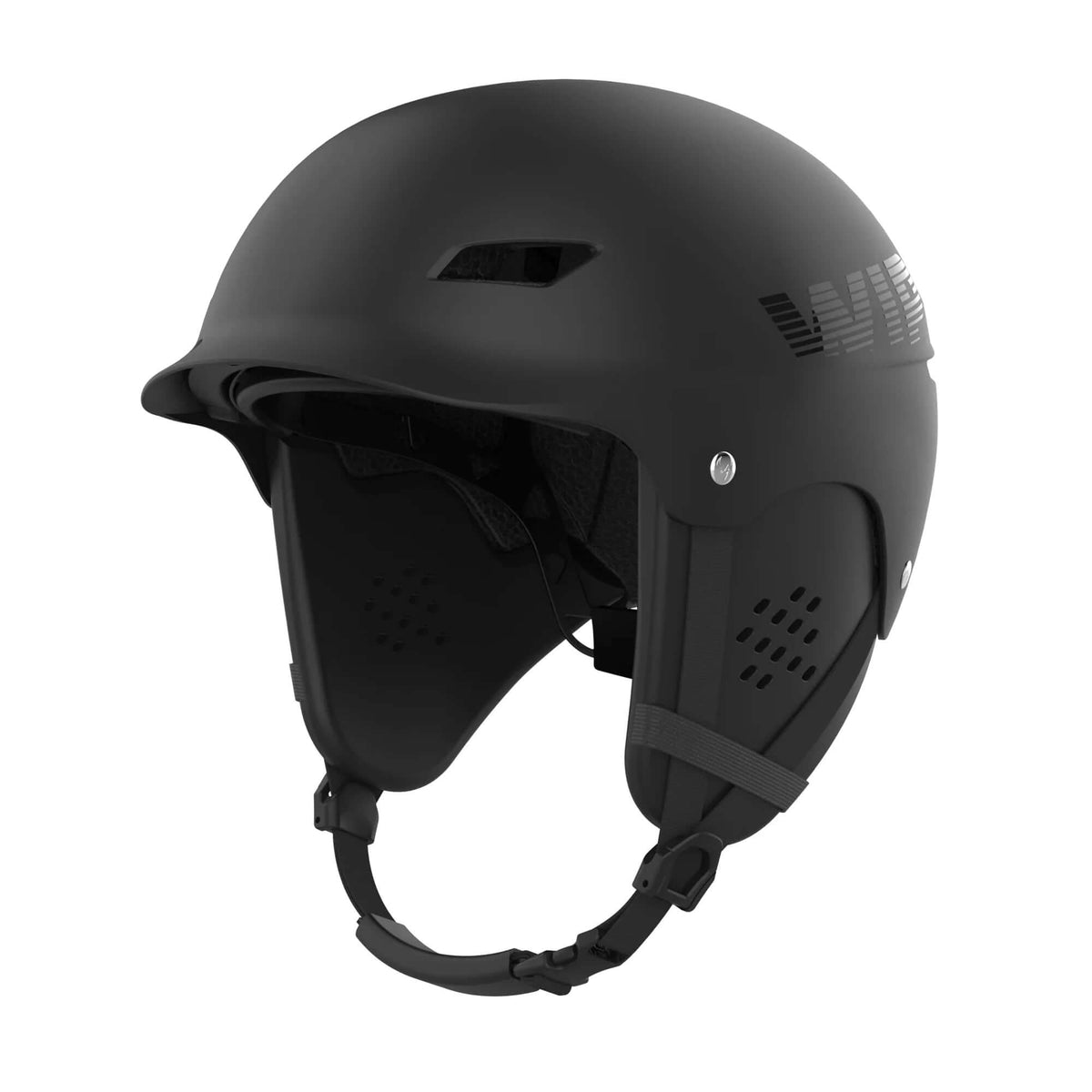 Casque de protection Wipper 2.0 noir avec système d'ajustement micrométrique pour un maintien optimal.