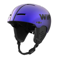 Casque X-OVER en violet, idéal pour le cyclisme léger avec absorption max des chocs.