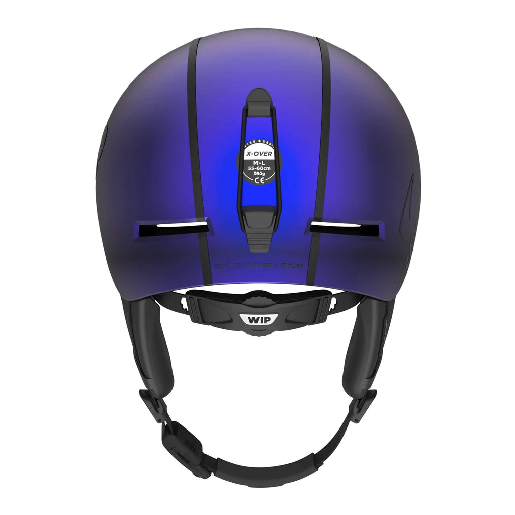 Casque X-OVER, casque de cyclisme léger avec conception IN MOLD pour un confort optimal et une protection accrue.
