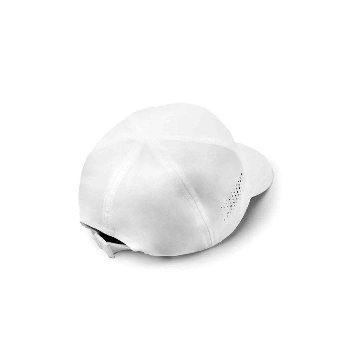 Casquette zhik anthracite vue arrière avec tissu à séchage rapide et ventilation découpée au laser.