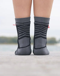 Chaussettes imperméables Rooster montrant le design avec construction triple couche pour confort et maintien.
