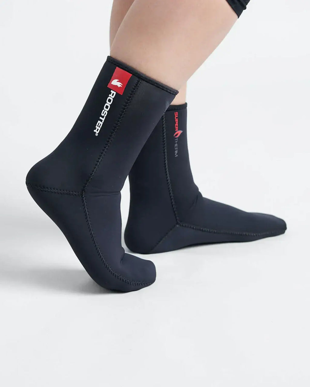 Chaussettes Supertherm Wet Socks 4mm Neoprene avec extérieur néoprène, ajustement parfait, protection thermique.