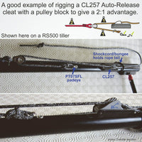 Clam-cleat de sécurité à largage automatique