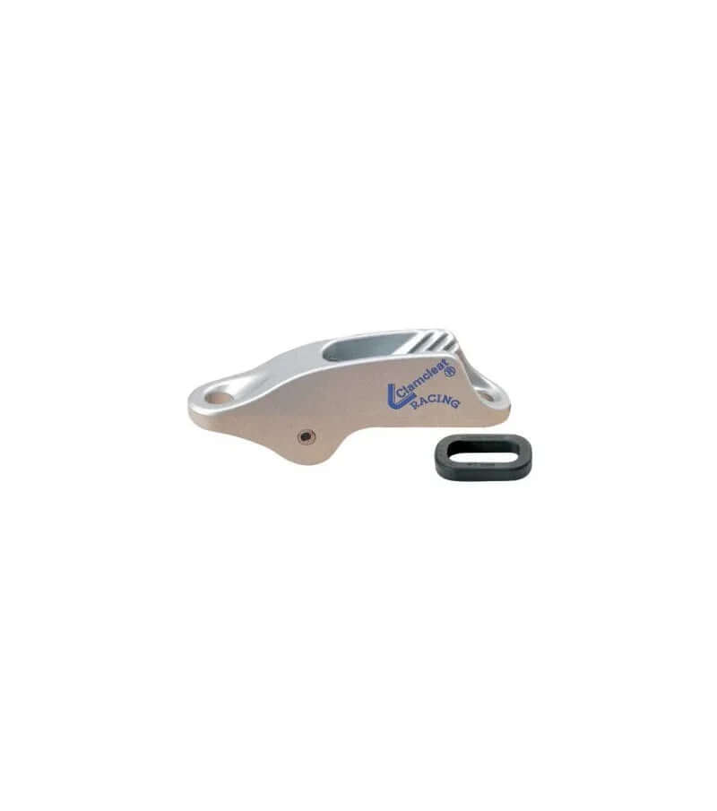 Clamcleat mini Aluminium CL253, léger, en aluminium anodisé, pour palan de réglage de trapèze, jusqu'à 4 mm de diamètre.