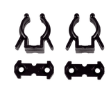Clip holders for oars black 17-23mm(2)