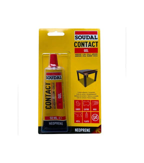 Colle néoprène blister 50ml, gel de contact pour collage de caoutchouc, métal, cuir et plastique.
