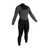 Combinaison Elite fullsuit 4/3 flatlock FZ Woman avec fermeture éclair magnétique et motif 3D Flex.