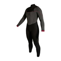 Combinaison Elite fullsuit 4/3 flatlock FZ Woman en néoprène, conçue pour le confort et la performance sur l'eau.