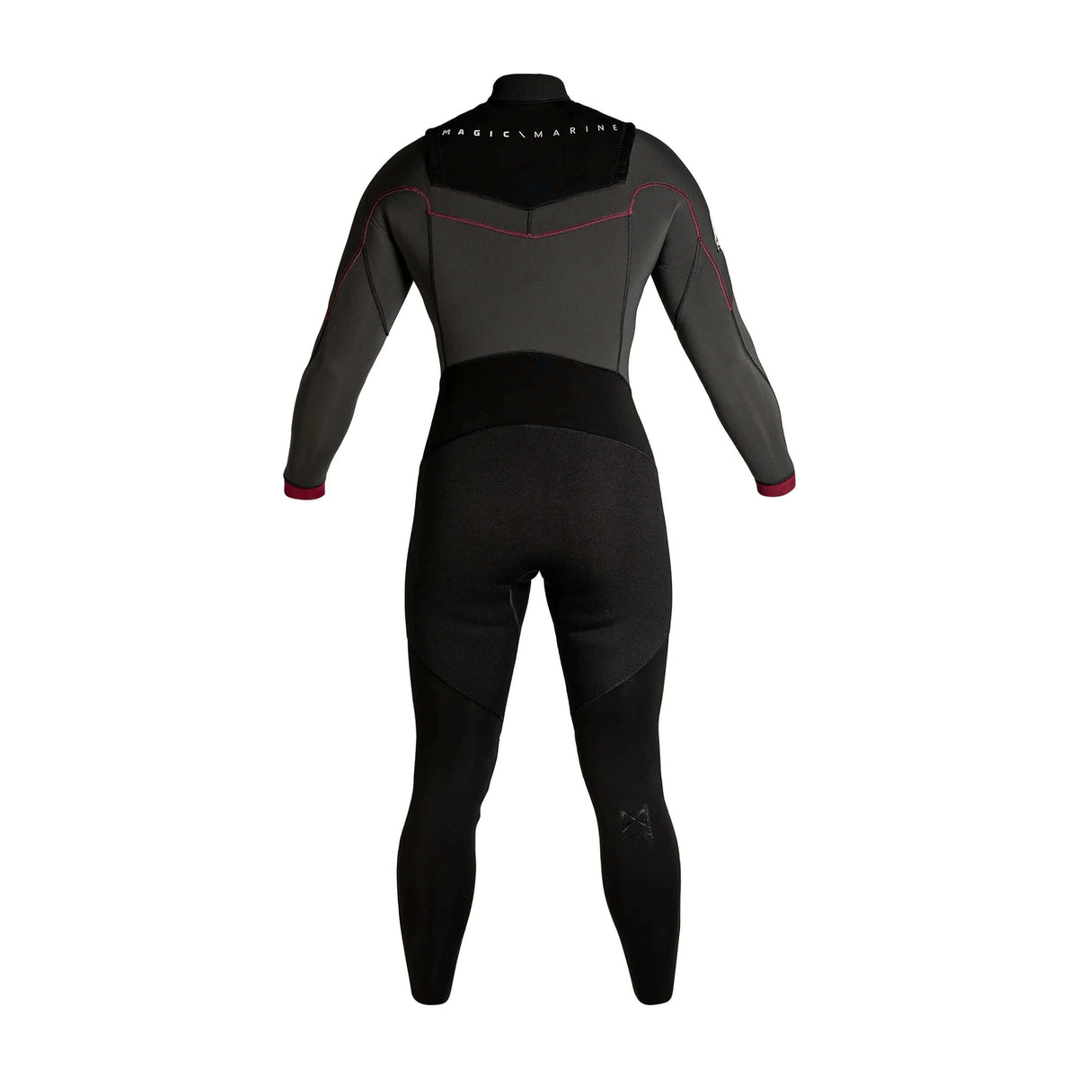 Combinaison Elite fullsuit 4/3 flatlock FZ Woman vue arrière, conçue pour le confort et la performance en milieu aquatique.