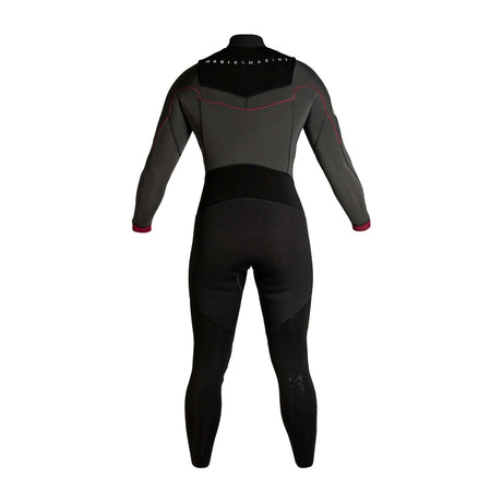 Combinaison Elite fullsuit 4/3 flatlock FZ Woman vue arrière, conçue pour le confort et la performance en milieu aquatique.