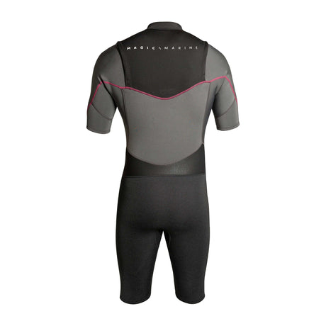 Elite Shorty 3/2 Flatlock-Neoprenanzug mit Front-Reißverschluss