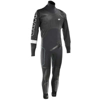 Combinaison hybride semi dry pour sports nautiques, offrant étanchéité et flexibilité.