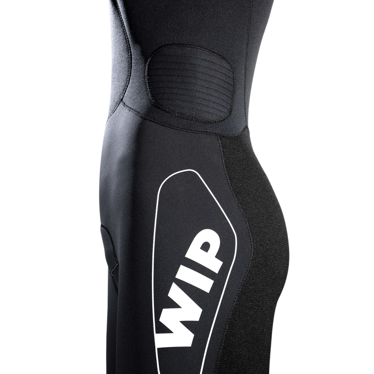 Combinaison NEO LONG JOHN WOMEN MK2 côté, montrant le néoprène airprene et les détails de conception.