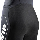 Combinaison NEO LONG JOHN WOMEN MK2 détail du néoprène et des panneaux WIP INSIDE pour flexibilité et respirabilité.