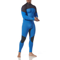 COMBINAISON NEOPRENE ESSENTIAL 3/2MM - HOMME en néoprène ultrastretch, couleur bleu, ajustement technique.